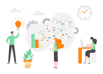 Business analytics finance growth strategy People