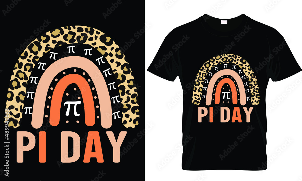 Poster Pi day t-shirt design. Happy pi day craft t-shirt design. T-shirt design for women.