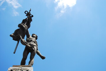 monument to freedom in belo horizonte, minas gerais, brazil