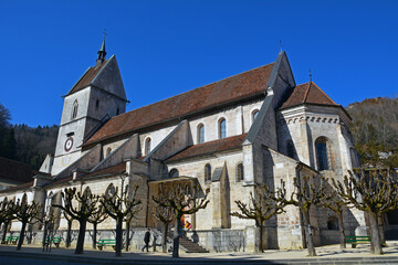 Naklejka na ściany i meble Saint-Ursanne, Stiftskirche