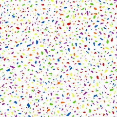 Colorful Confetti Seamless Pattern Design