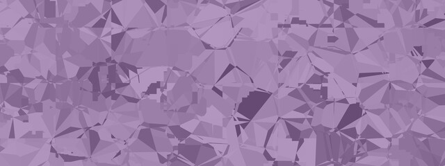 Banner abstract macro crystal geometric background texture Amethyst Orchid color. Random pattern background. Texture Amethyst Orchid color pattern background.
