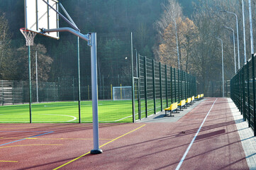 Modern multifunctional playing sports playground