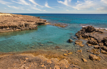 Wild beach in Ayia Napa, Cyprus