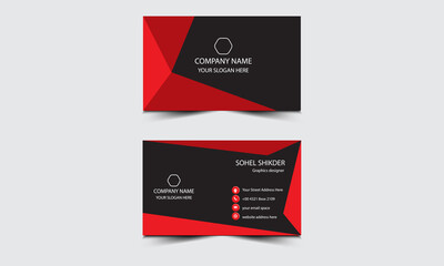 company business card design free eps 