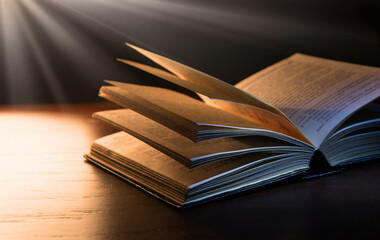Still life from ancient book