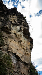 rock climber on the cliff
