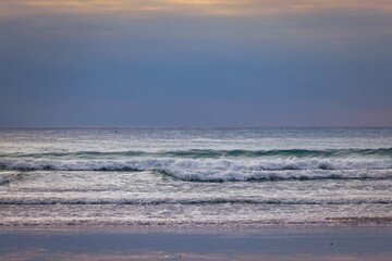 Fototapeta premium waves on the beach