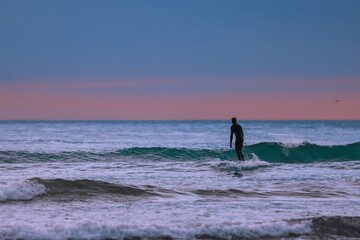Fototapeta premium surfer on the beach