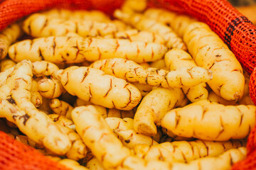 Mashua típico alimento en los andes de Peru