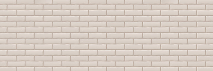 Fototapeta premium Light brick pattern wall background. Stone brickwall texture. Orange stone tile building material. Textured brickwork stonewall. Building brick wall pattern. Construction decoration. Vector