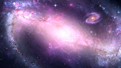 Planets Galaxy Science Fiction Wallpaper Beauty Deep Space Cosmos Physical Cosmology Stock Photos....