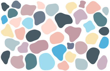 Blob vector color palette