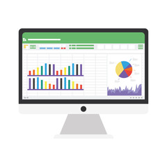spreadsheet in desktop