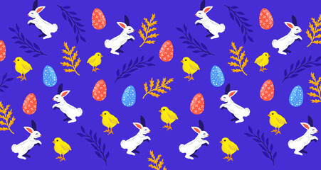 Easter Celebrations Background Layout