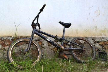 Fototapeta na wymiar old bicycle in the park