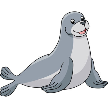 Seal Cartoon Clipart Animal Illustration