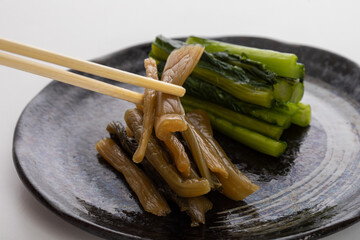 野沢菜漬け　pickles