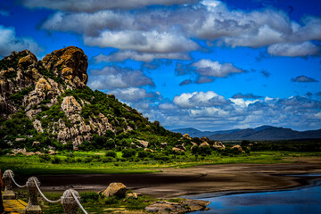 landscape with sky