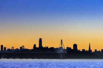 San Francisco Bay and the city skyline