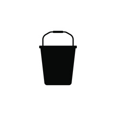 bucket icon to hold household items