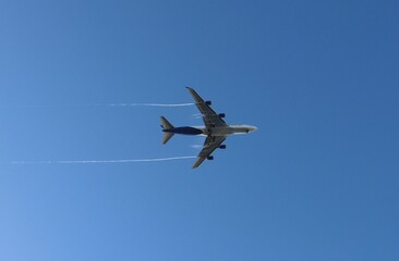 airplane in the sky