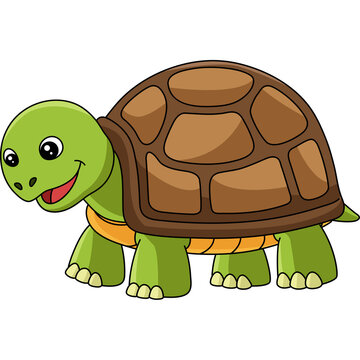 Turtle Cartoon Clipart Animal Illustration