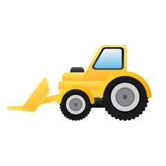 construction bulldozer cartoon vector illustration isolated object © BabyQ