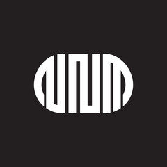 NNM letter logo design on black background. NNM creative initials letter logo concept. NNM letter design.