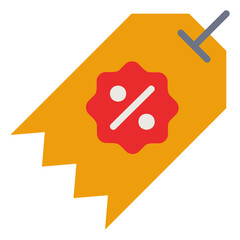 voucher discount flat icon. Can be used for digital product, presentation, print design and more.
