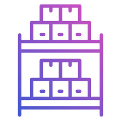 stock product line gradient icon. Can be used for digital product, presentation, print design and more.