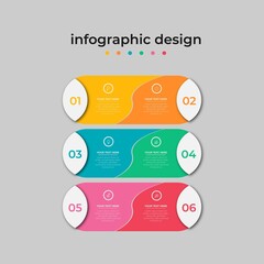 Steps Timeline Infographics Design Template