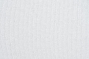 White fabric cotton textured background, Fashion textile design, close up, top view, flat lay