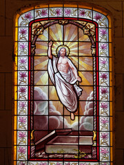 Stained glass window  - 489986191