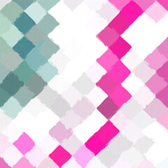 Colored square pattern background. Picture for creative wallpaper or design art work. Backdrop have copy space for text.