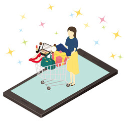 ネットショッピング　ファッションアイテム