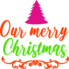 Christmas T-shirt and SVG Design 