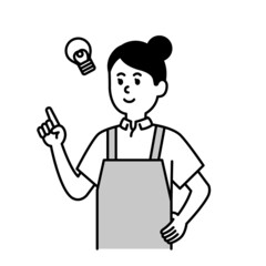 介護師や福祉の人物イラストモノクロまとめ