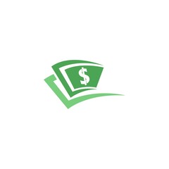 Money icon logo illustration template