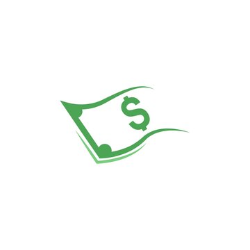 Money icon logo illustration template