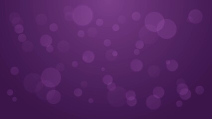Abstract bokeh lights purple color with soft light background vector  illustration.