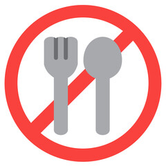 Illustration of Fasting design icon
