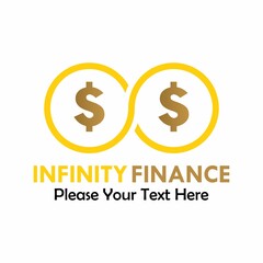 Obraz premium Infinity finance logo template illustration