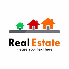 Real estate logo template illustration