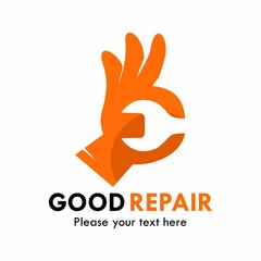 Good repair logo template illustration