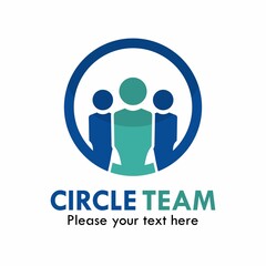 Circle team logo template illustration