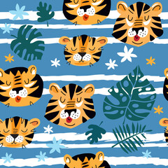 Tiger baby pattern 12