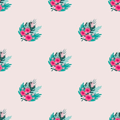 Flower  bouquet pattern 1