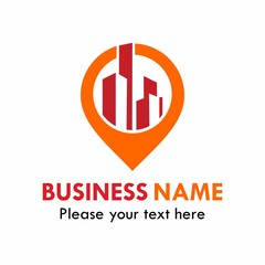 City point logo template illustration
