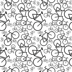 Seamless Pattern bicycle icon cycling vector isolated background wallpaper.bicycle icon cycling vector Seamless pattern wallpaper background.